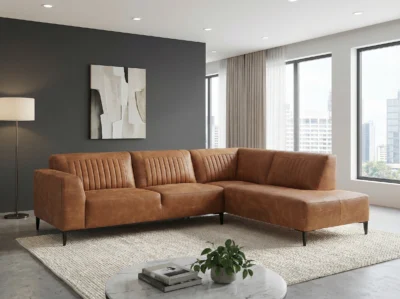 Natūralio odos kampas Aspen