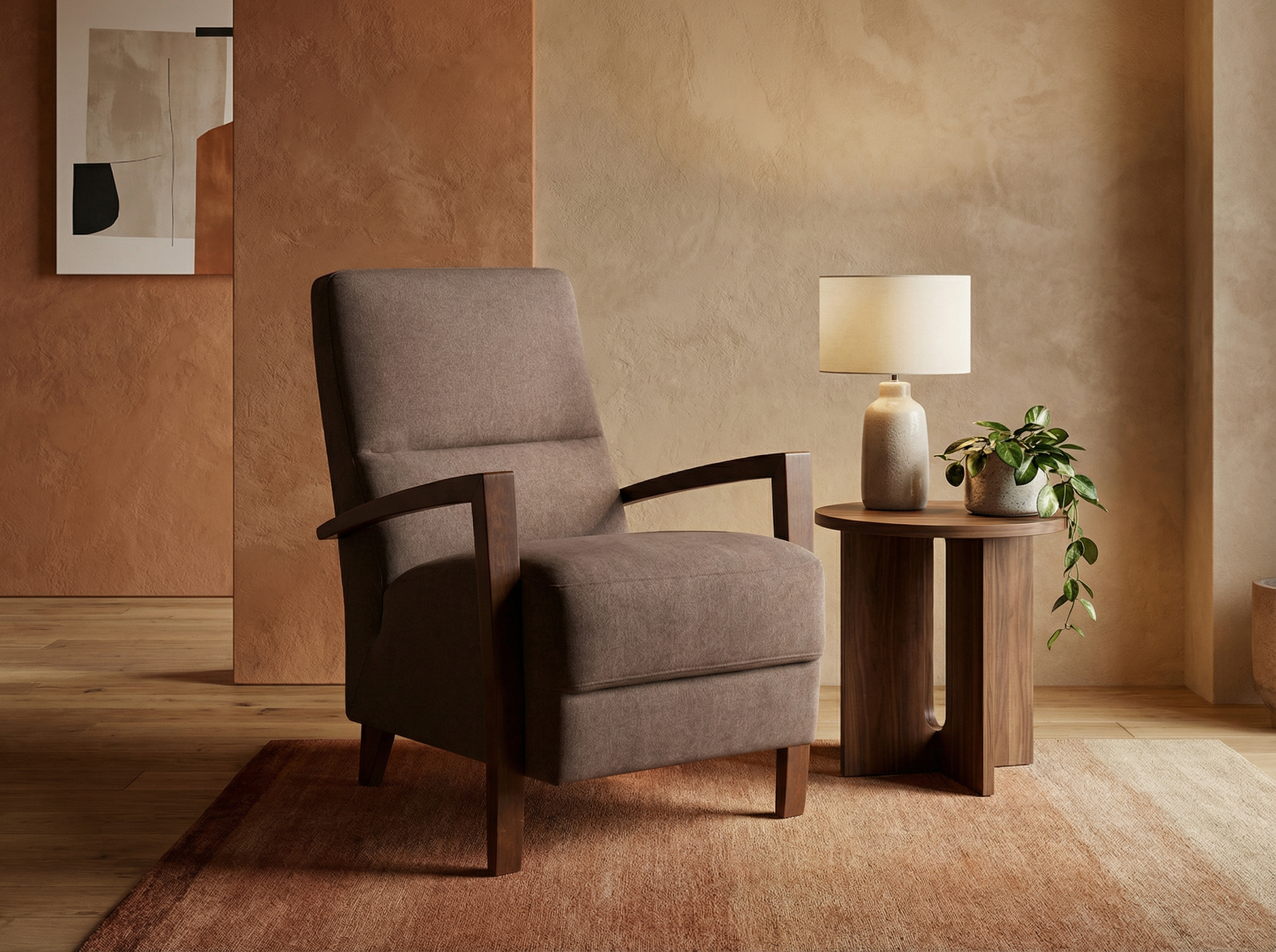 Cleveland fotelis minimalistinis