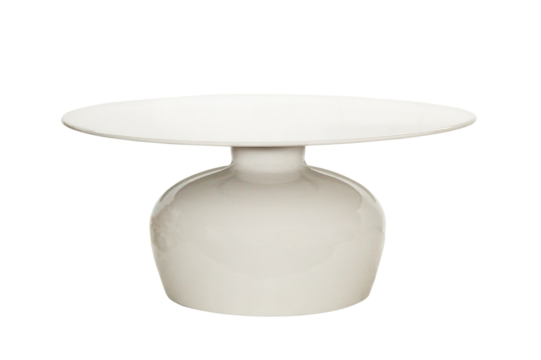 Staliukas baltas blizgus modernus Brix Mila off White