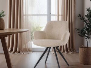 DOREEN Boucle Beige kėdė