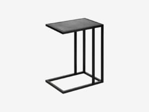 MARBLE SOFATABLE BLACK staliukas