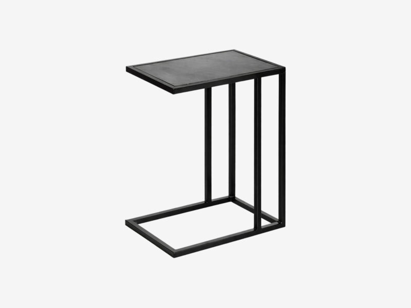 MARBLE SOFATABLE BLACK staliukas