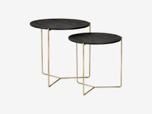 MASON BRASS BLACK SET2 staliukų komplektas