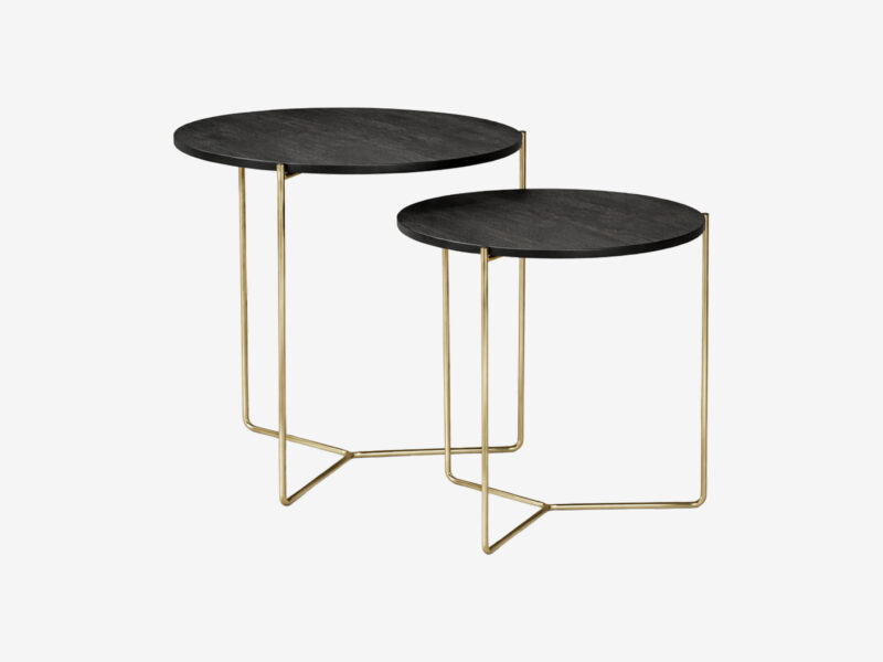 MASON BRASS BLACK SET2 staliukų komplektas