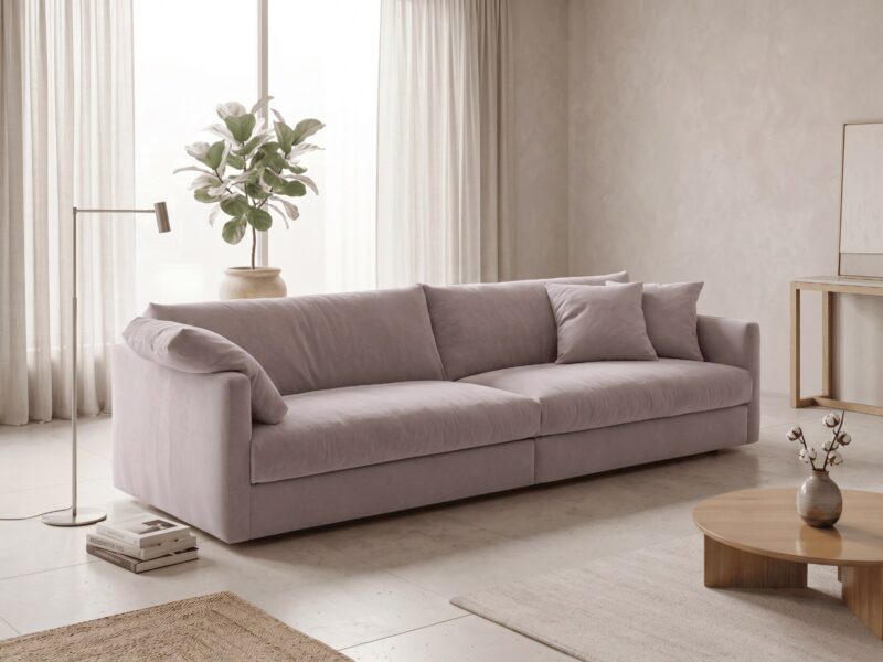 BASEL sofa – Unique 140 audinys, interjeras