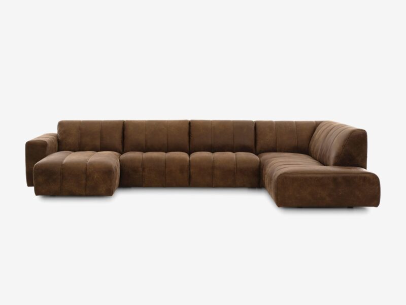 BAXTER minkštas kampas U BAXTER minkštas kampas U – H1L-D75-B75-K1-G75R, dešinys