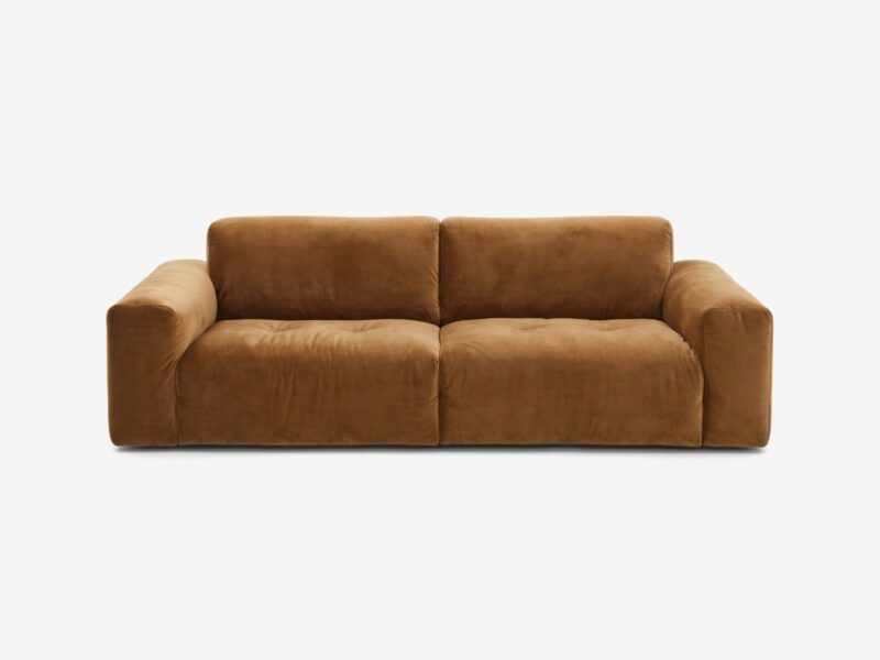 BEAUMONT sofa – Dylan 28 Cognac audinys