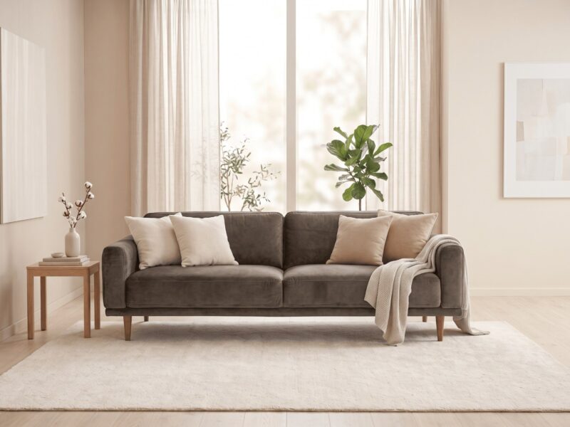KENDO sofa – Juke 156 audinys, interjeras