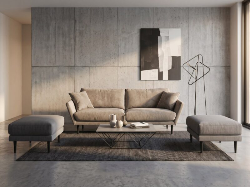 OTTAWA sofa – Juke 12 audinys, interjeras