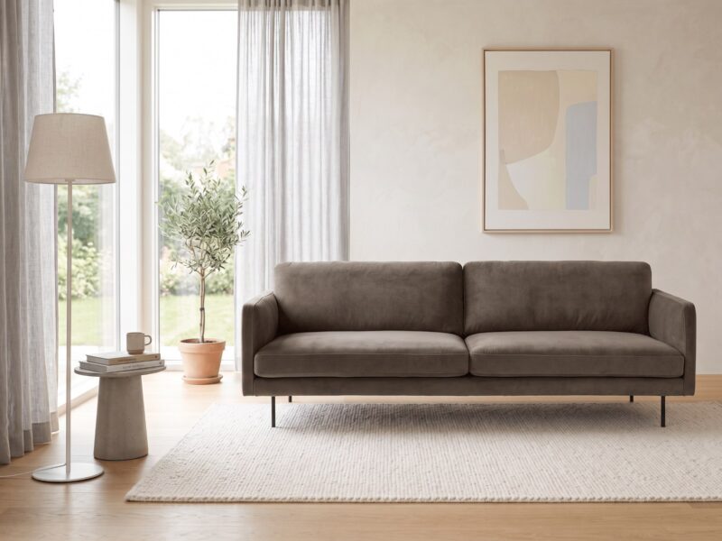 QUATTRO sofa – Juke 156 audinys, interjeras