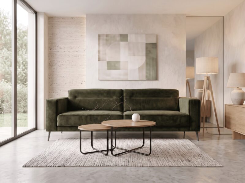 VEGAS sofa – Luxor 86 audinys, interjeras
