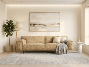 WEAVER sofa 252cm + pufas 110cm
