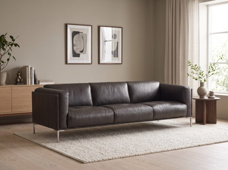 BERN odinė sofa – interjeras