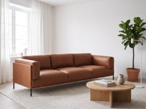 DUKE odinė sofa – interjeras