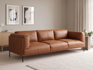 DUKE odinė sofa – interjeras