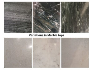 GLENNIS MARBLE BLACK GOLD staliukas