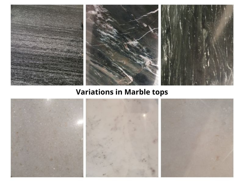 GLENNIS MARBLE BLACK GOLD staliukas