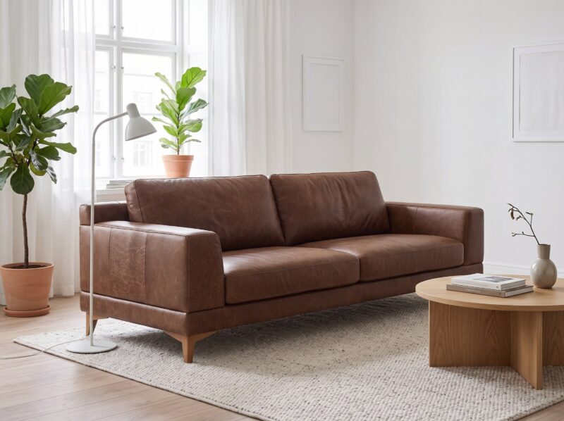 HARRIS odinė sofa – interjeras