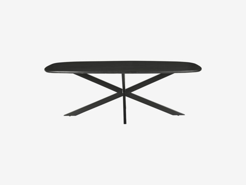 JESPER DANISH OVAL BLACK 230 stalas JESPER DANISH OVAL BLACK 230 stalas