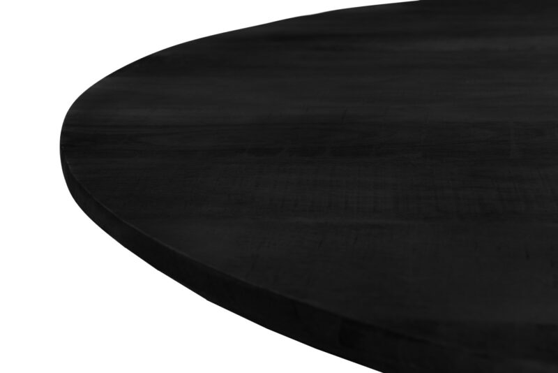 JESPER ROUND BLACK 130 stalas