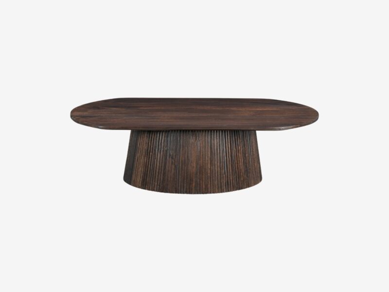 SALVATOR WALNUT OVAL 120 staliukas