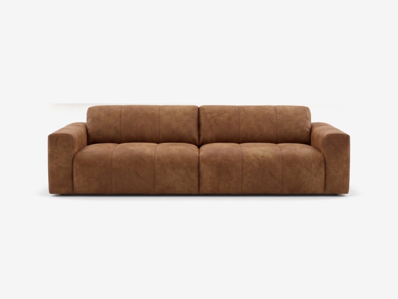 BAXTER odinė sofa – Foggia Cognac oda
