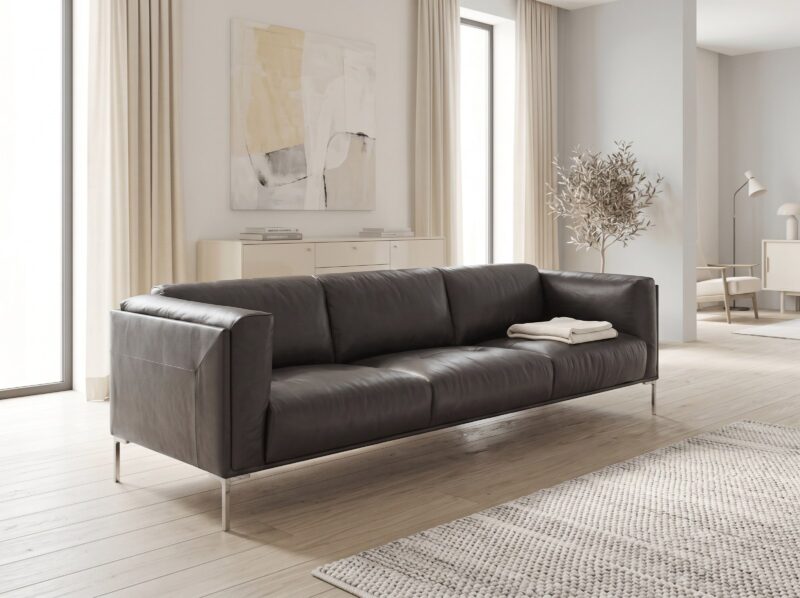 BERN odinė sofa – interjeras