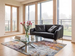 CALIFORNIA odinis fotelis – Africa Superblack oda, interjeras