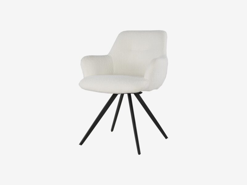 DOREEN Boucle White kėdė