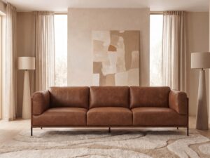DUKE odinė sofa – interjeras