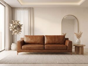 HARRIS odinė sofa – interjeras