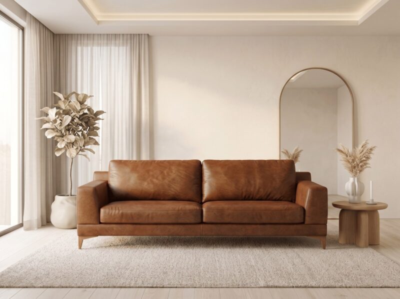 HARRIS odinė sofa – interjeras
