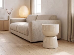 BRIX KIAN OFF WHITE šoninis staliukas