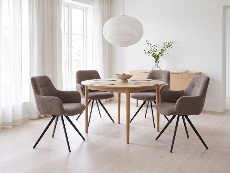 DOREEN Boucle Brown kėdė