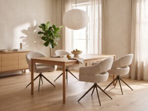 LINN Beige Bronze kėdė