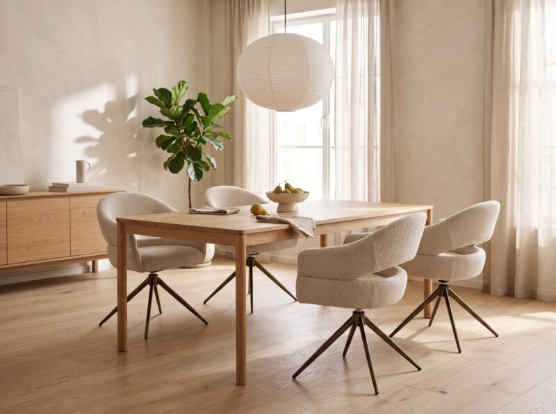LINN Beige Bronze kėdė