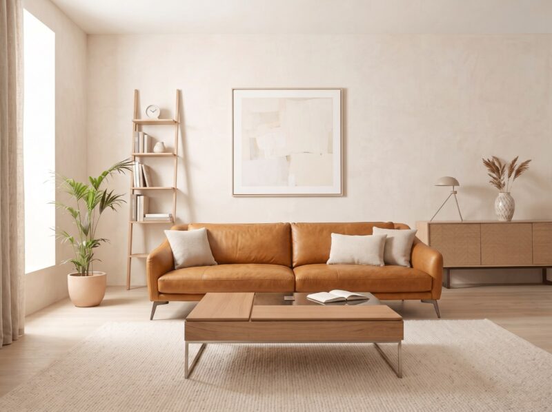 MONTANA odinė sofa – interjeras