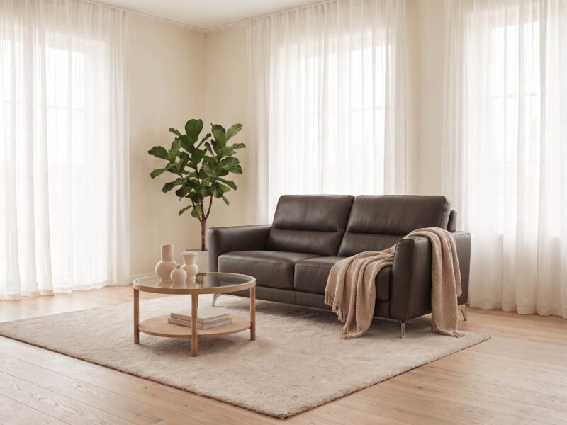 RALPH odinė sofa – interjeras
