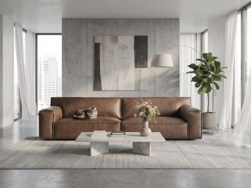 WHISPER odinė sofa – interjeras